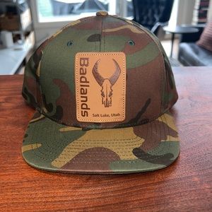 NWOT Badlands Camo Trucker Hat